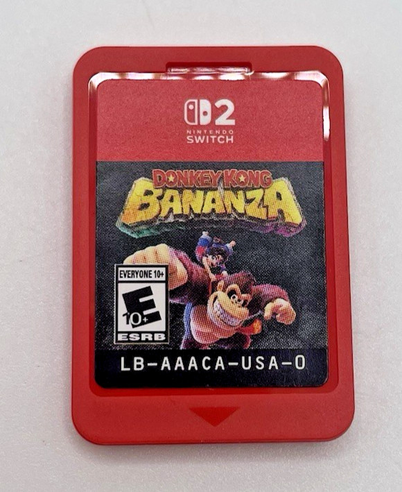 Donkey Kong Bananza Game Nintendo Switch 2 w/ box *PREOWNED* – #E28