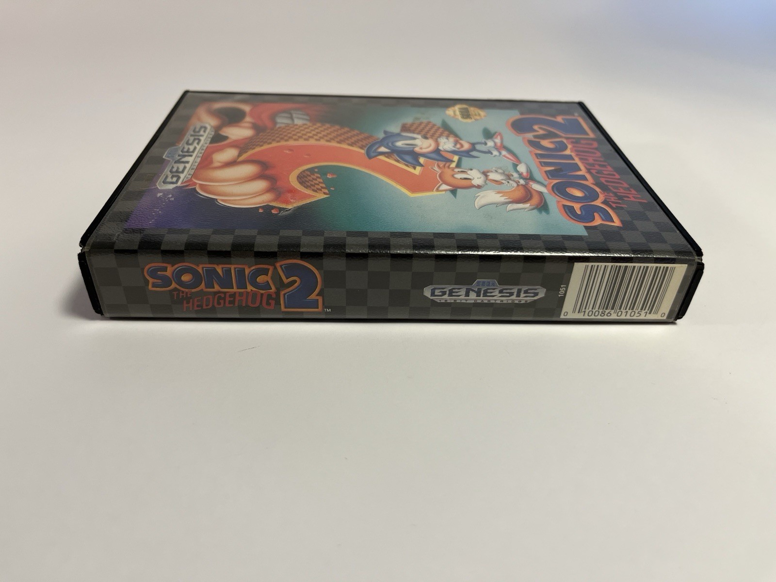 SEGA Genesis Model 2 MK-1631 Console Bundle 2 Controllers + Sonic Game WORKING