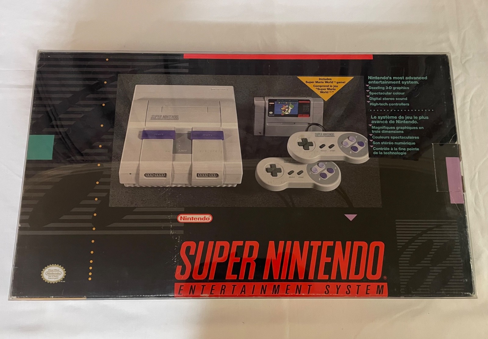 Super Nintendo System CIB Bundle / SuperScope 6 CIB / 68 in 1 SNES Game BrandNew