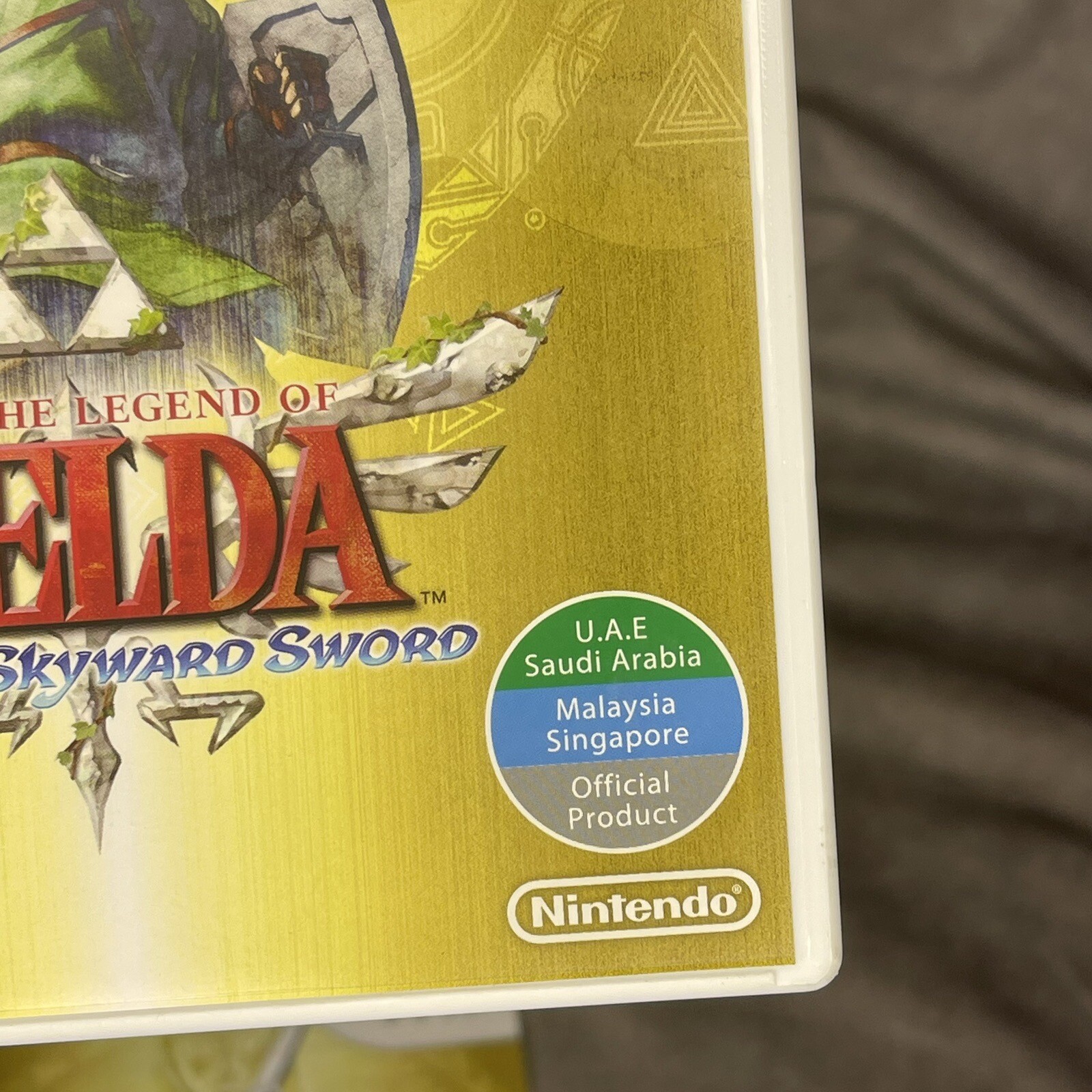 Legend of Zelda Skyward Sword Wii UAE/Saudi/Malaysia/Singapore Version Complete