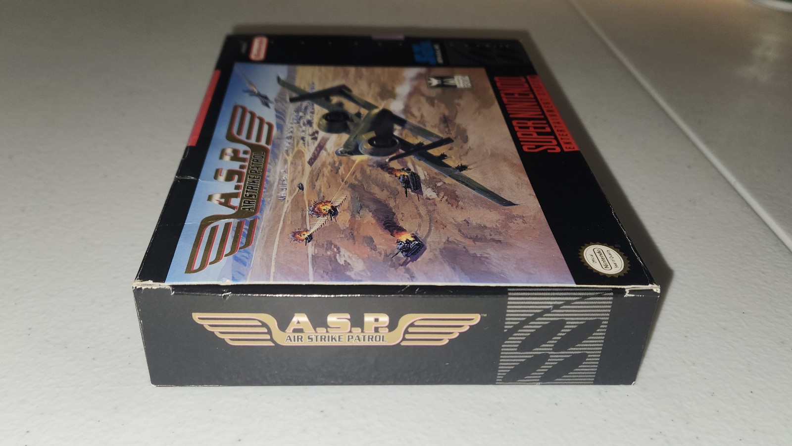 A.S.P. Air Strike Patrol (SNES) Super Nintendo CIB