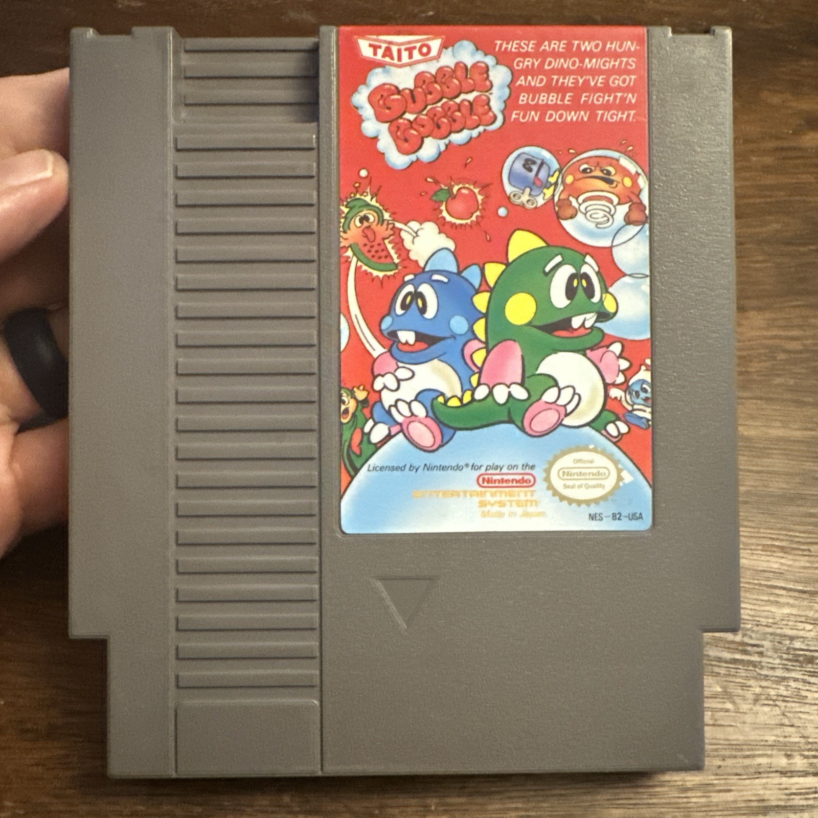 Bubble Bobble (Nintendo NES) Cartridge Tested – Authentic