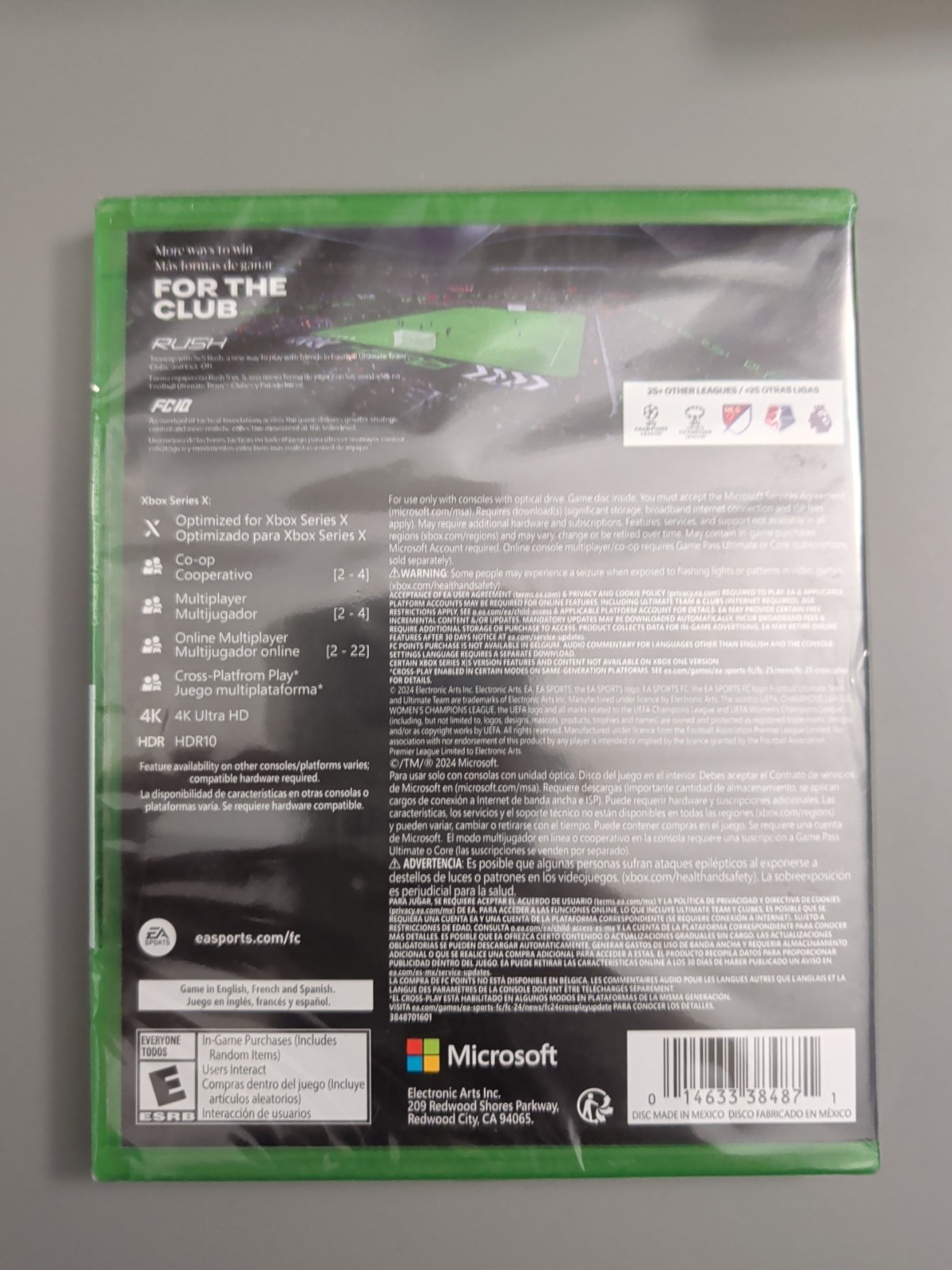 EA Sports FC 25 XBox One / Series X 2025 US Version Brand New Sealed Fast Ship