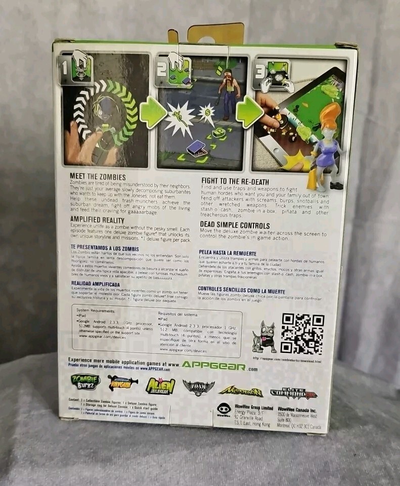 NIB APPGEAR ZOMBIE BURBZ DINER FOR APPLE & ANDROID