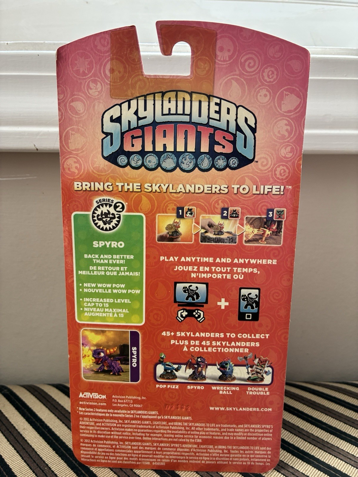 NEW Sealed Skylanders – Giants – Series 2 – Spyro MIB