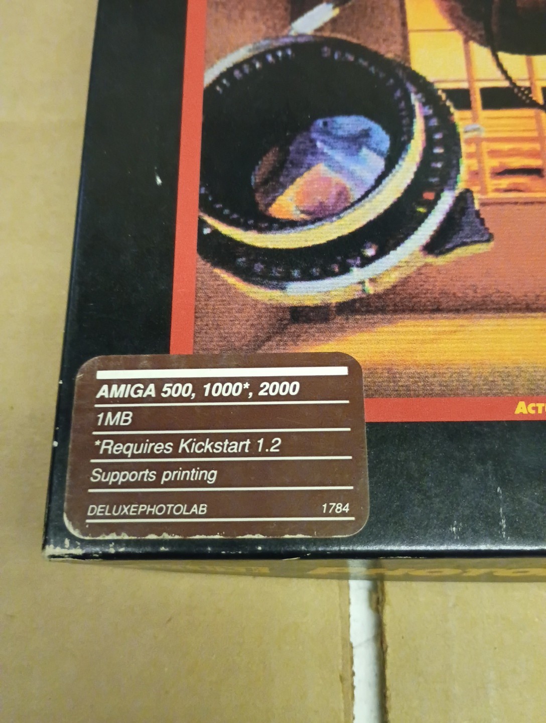 Deluxe PhotoLab Amiga 500 1000 & 2000 Art Software EA Electronic Arts