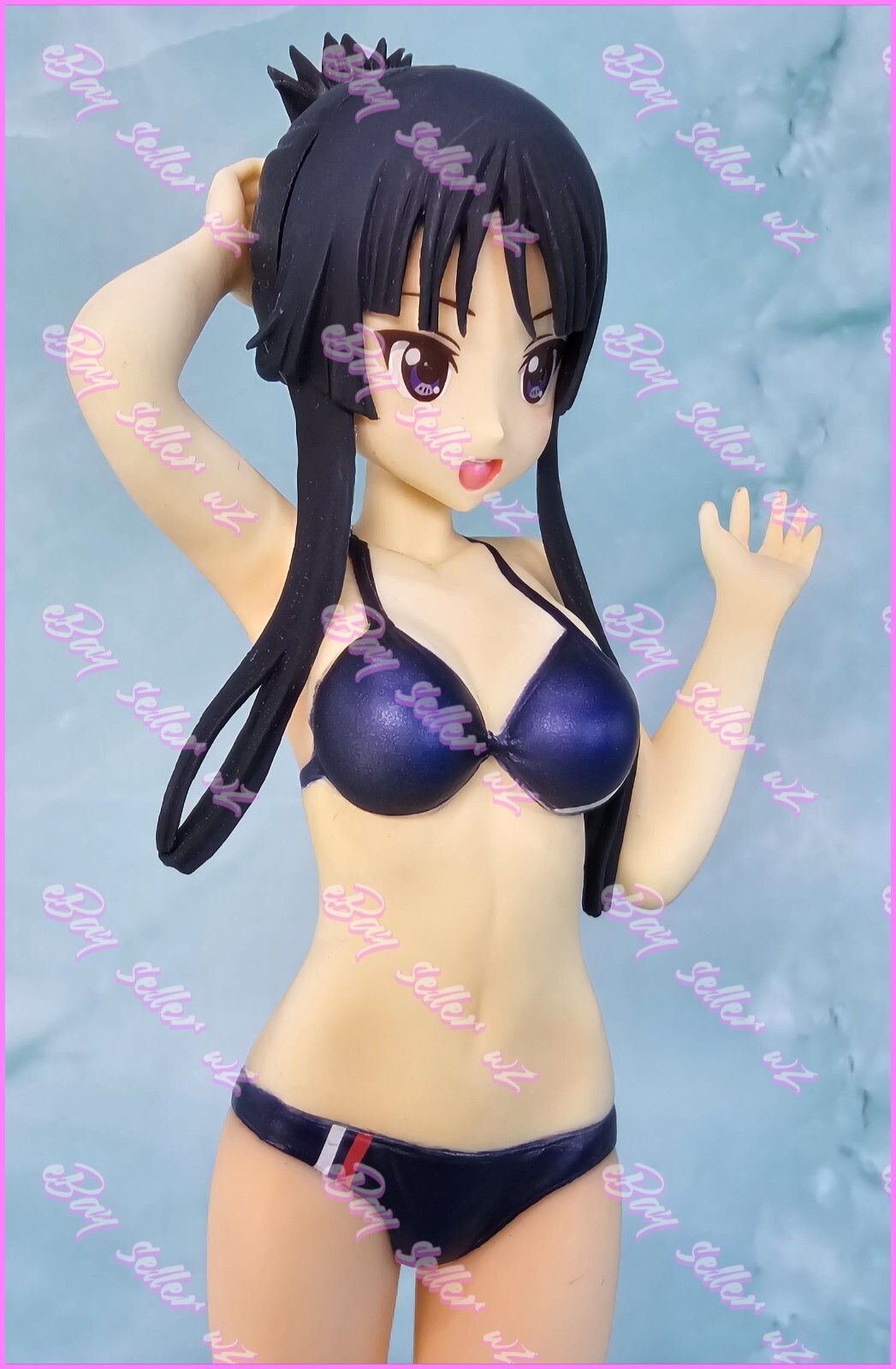 Mio Akiyama Beach Queens 1/10 Scale PVC Figure Bikini Swimsuit Wave Band K-On