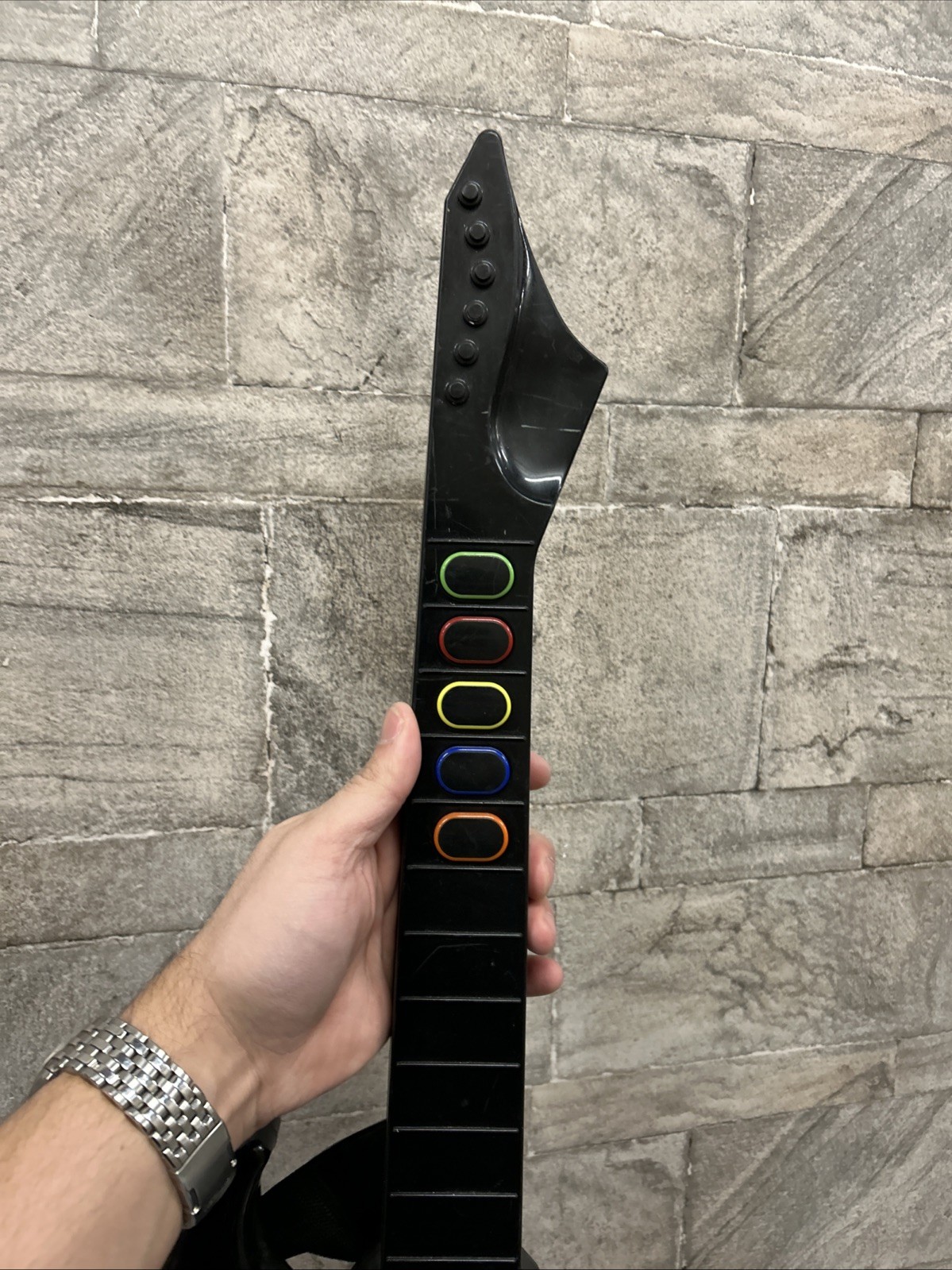 Black Axe Guitar Hero Guitar Psyclone Essentials PS3 PSE3300- No Dongle Untested