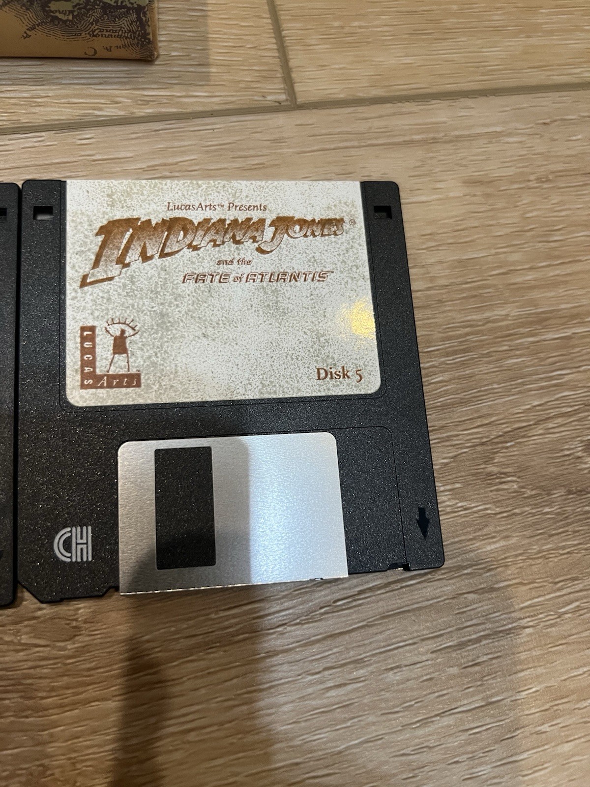Indiana Jones and the Fate of Atlantis Big Box PC 3.5″ Very Good w/ Ref Card