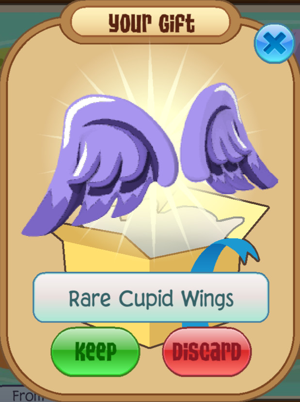 Animal Jam Classic AJC Rare Cupid Wings (READ DESCRIPTION)