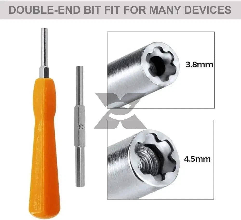 72 Pin Connector Replacement Part with 3.8mm 4.5mm Screwdriver For Nintendo NES