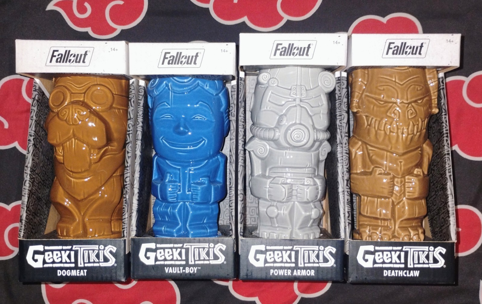 Geeki Tikis Fallout – New Full Set Dogmeat, Vault Boy, Power Armor & Deathclaw