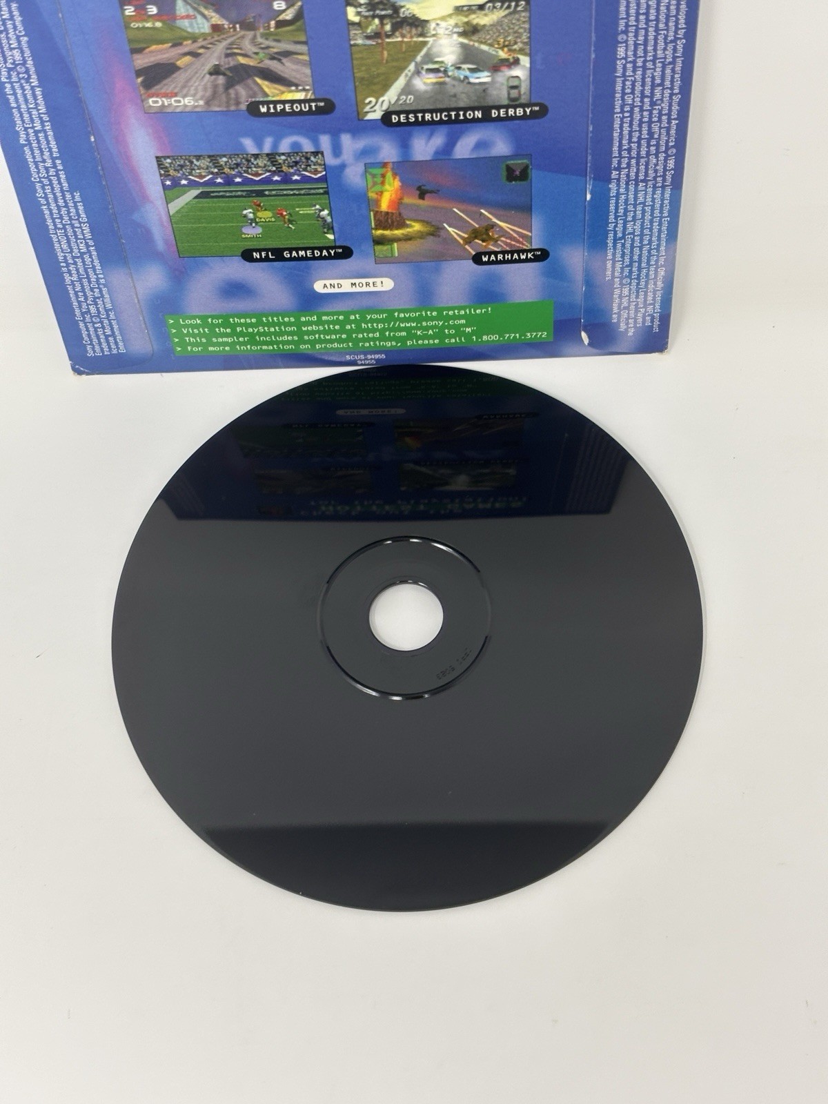 Interactive CD Sampler Pack Demo Disc Volume 1 – (Sony Playstation 1) PS1