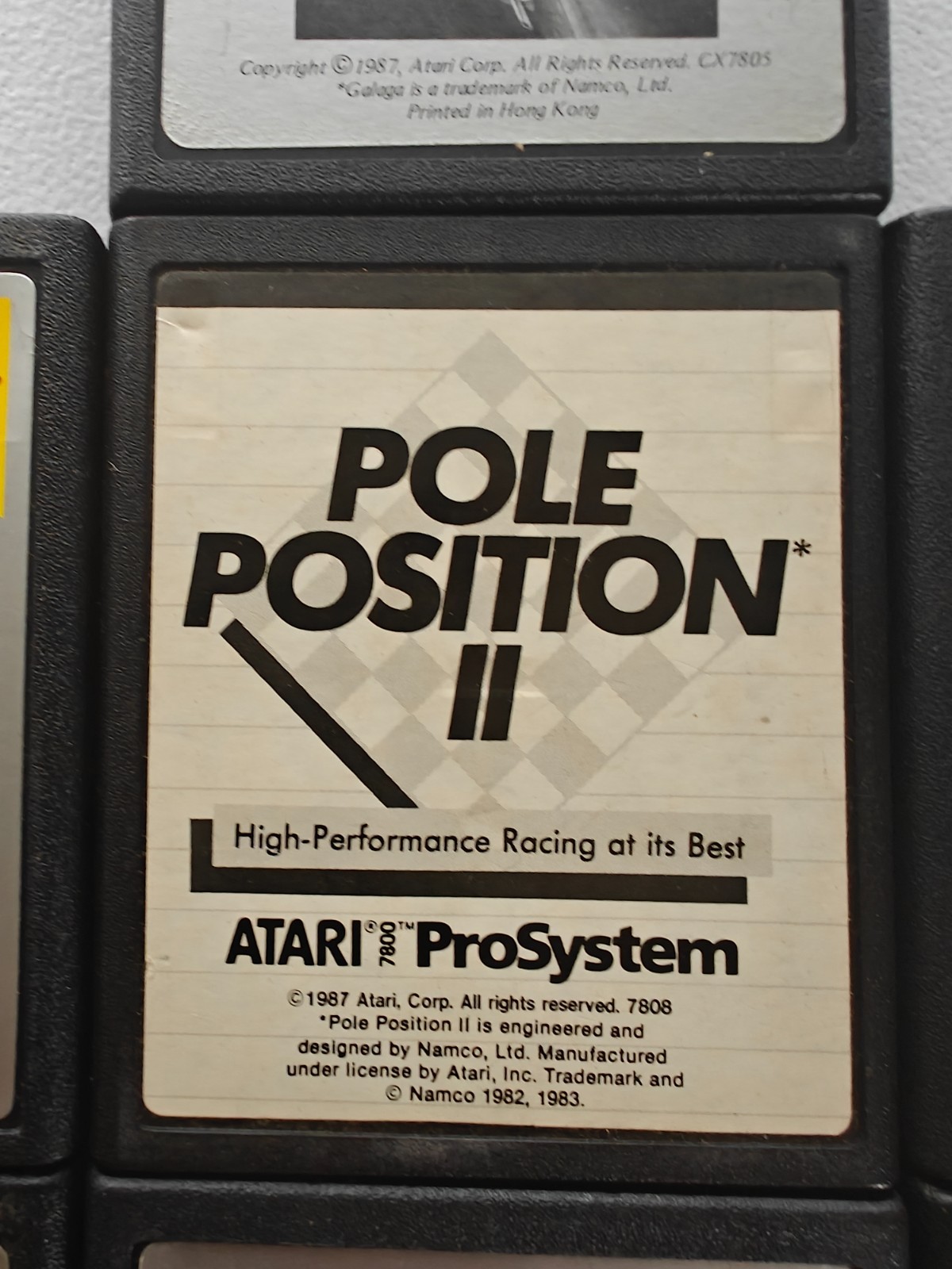Atari 7800 ProSystem Lot of 10 Game Cartridges: Donkey Kong, Galaga, Fight Night