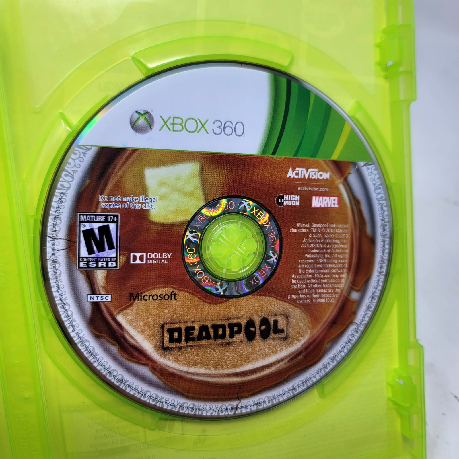 Deadpool (Microsoft Xbox 360) CIB Complete Tested Working