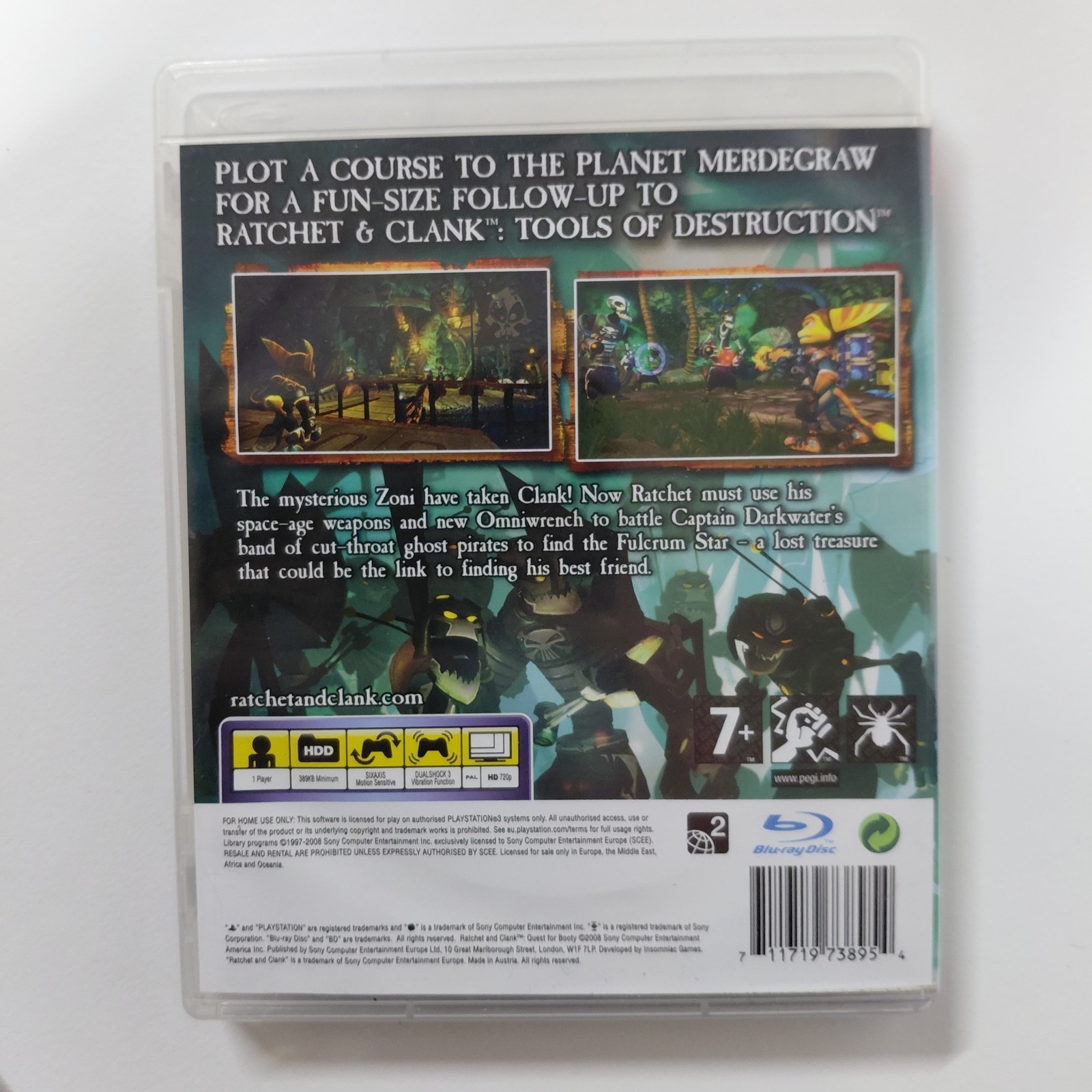 Ratchet & Clank Quest for Booty Playstation 3 PS3