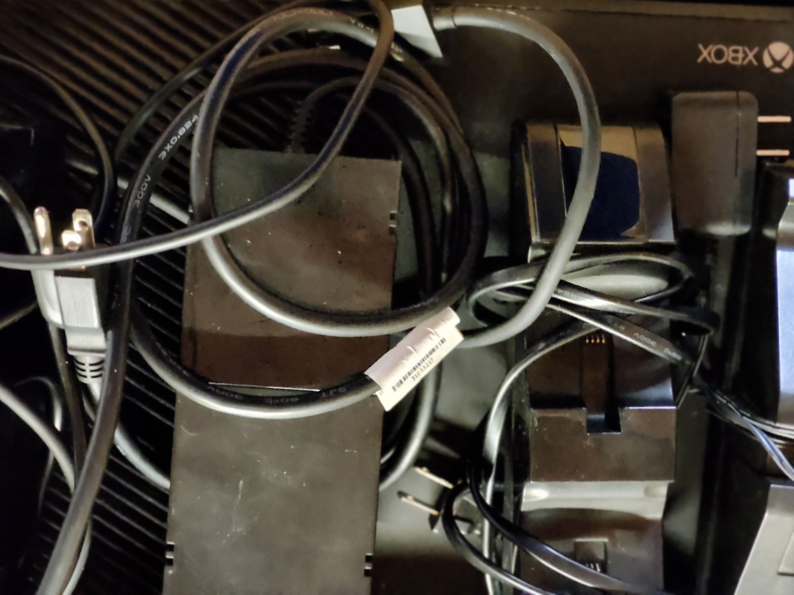 Xbox One with 2 Power Boxs (Not Sure If They Work) 2 Controller Chargers