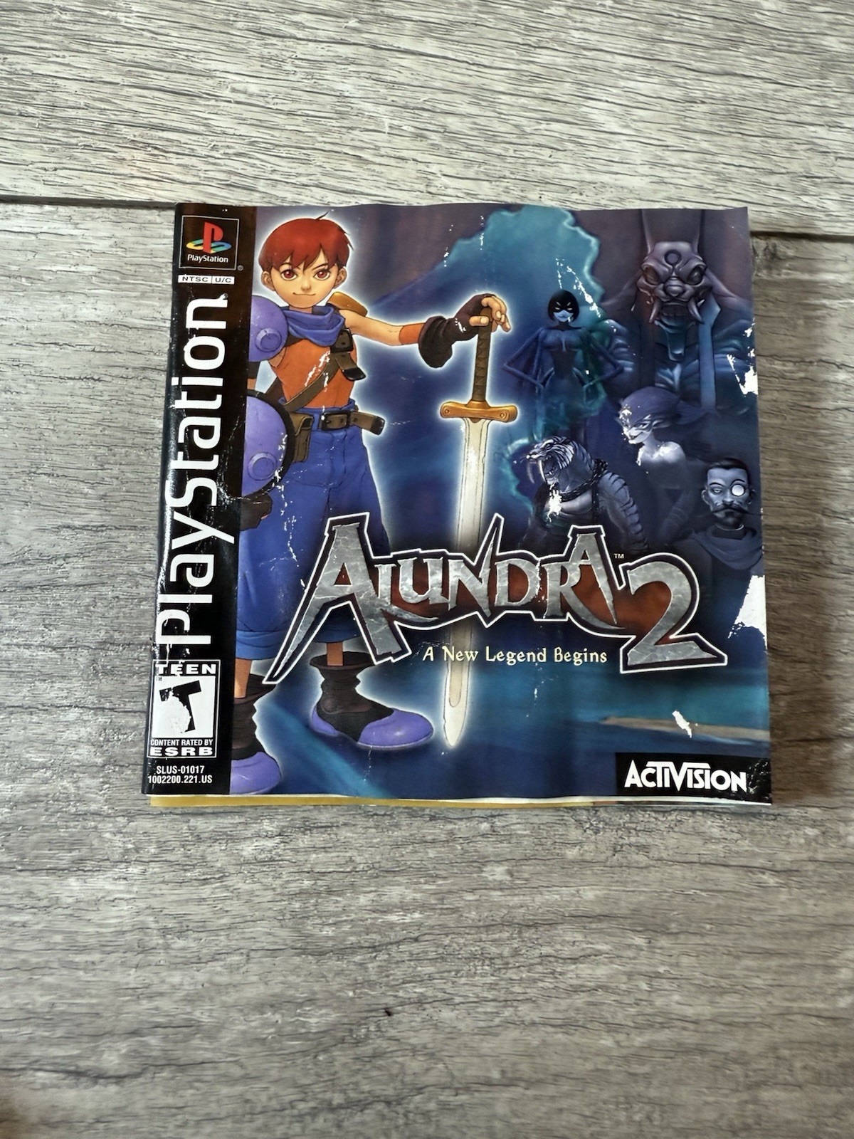 Alundra 2 (Sony PlayStation 1, 2000) Complete Tested CIB PS1 (WATER DAMAGED)