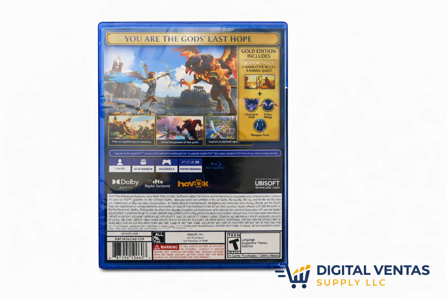 Immortals Fenyx Rising – Gold Edition PlayStation 4 – Free PS5 Upgrade Available