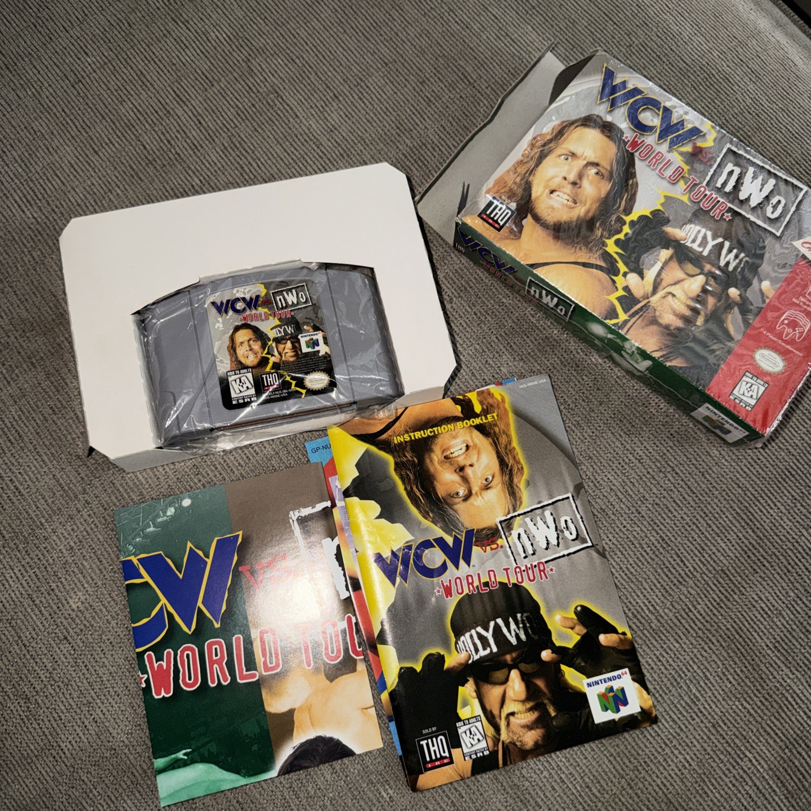 WCW NWO World Tour – Nintendo 64 (N64) Complete in Box (CIB) – New/Unplayed
