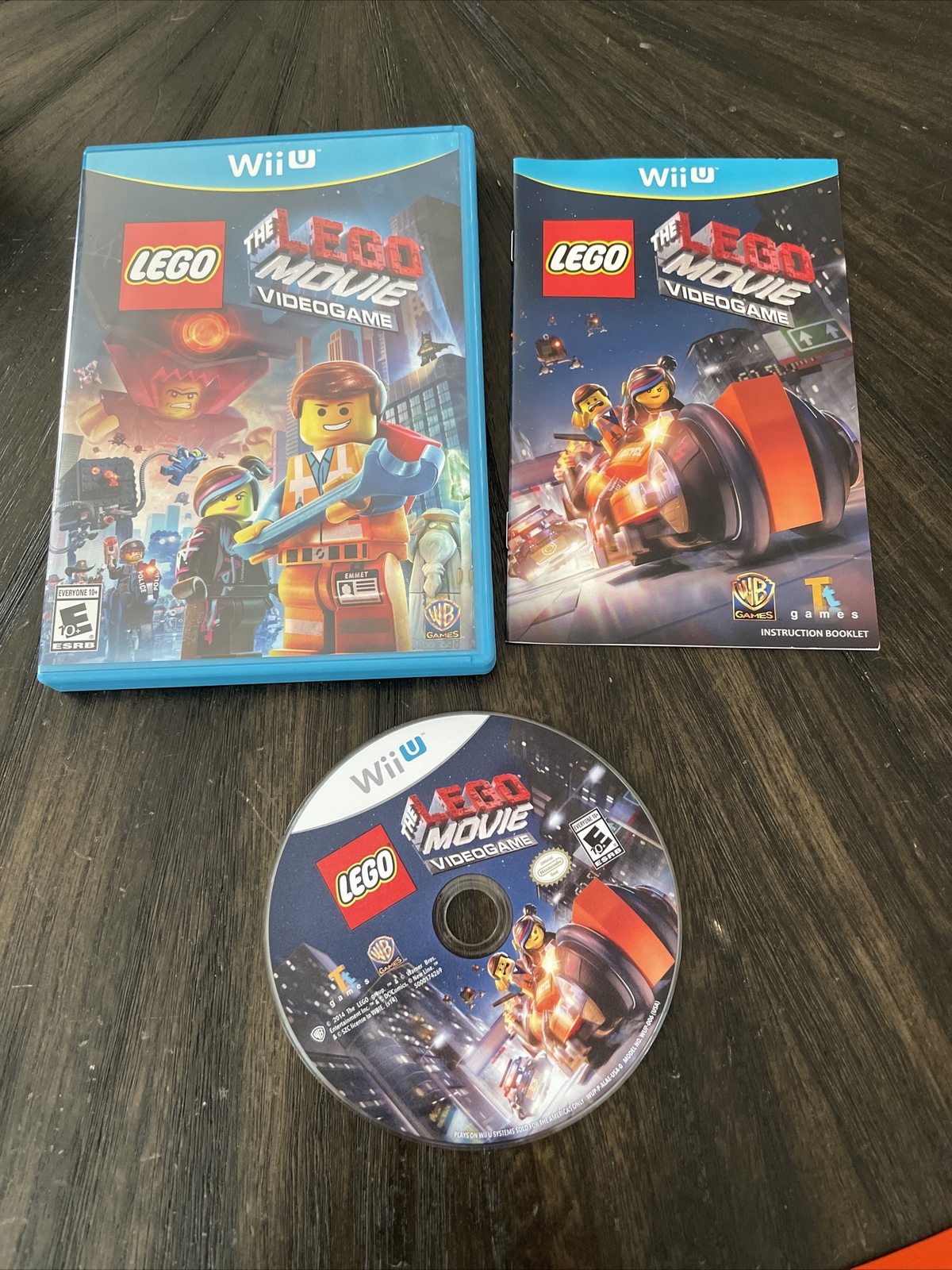Nintendo WiiU Wii U Game Lego The Lego Movie Videogame CIB Complete In Box