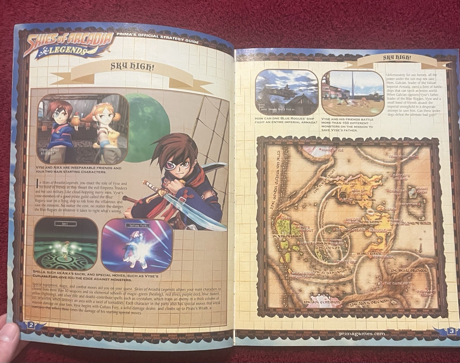 Skies of Arcadia Legends Official Strategy Guide (Prima) – GameCube – Very Good