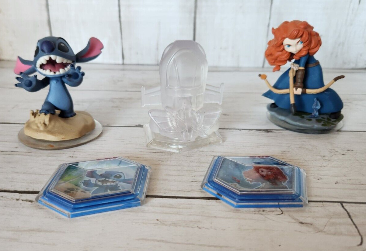 Disney Infinity 2.0 Stitch Merida Power Discs Toy Story Lot