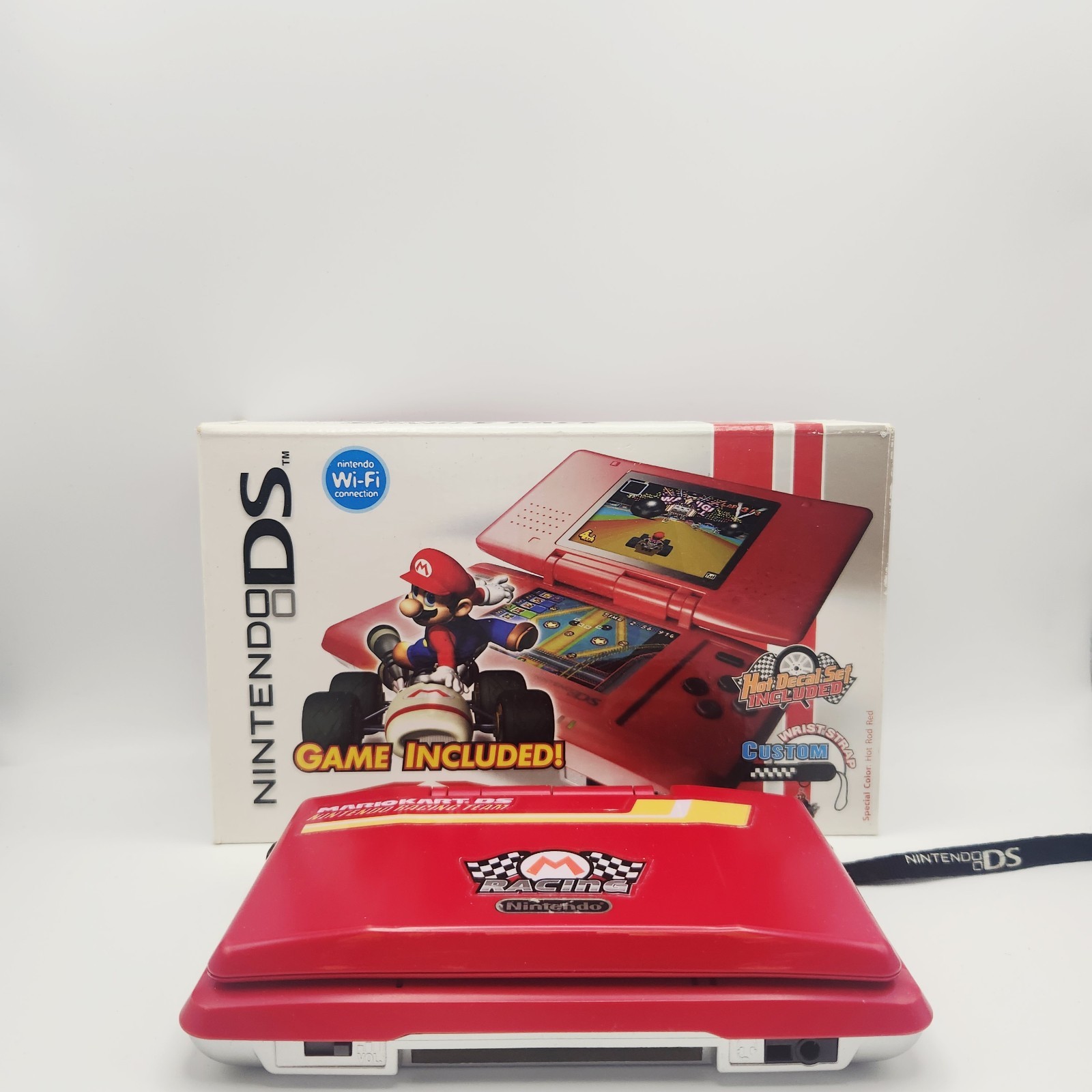 Nintendo DS Mario Kart Edition Handheld Video Game System Tested Working *READ*