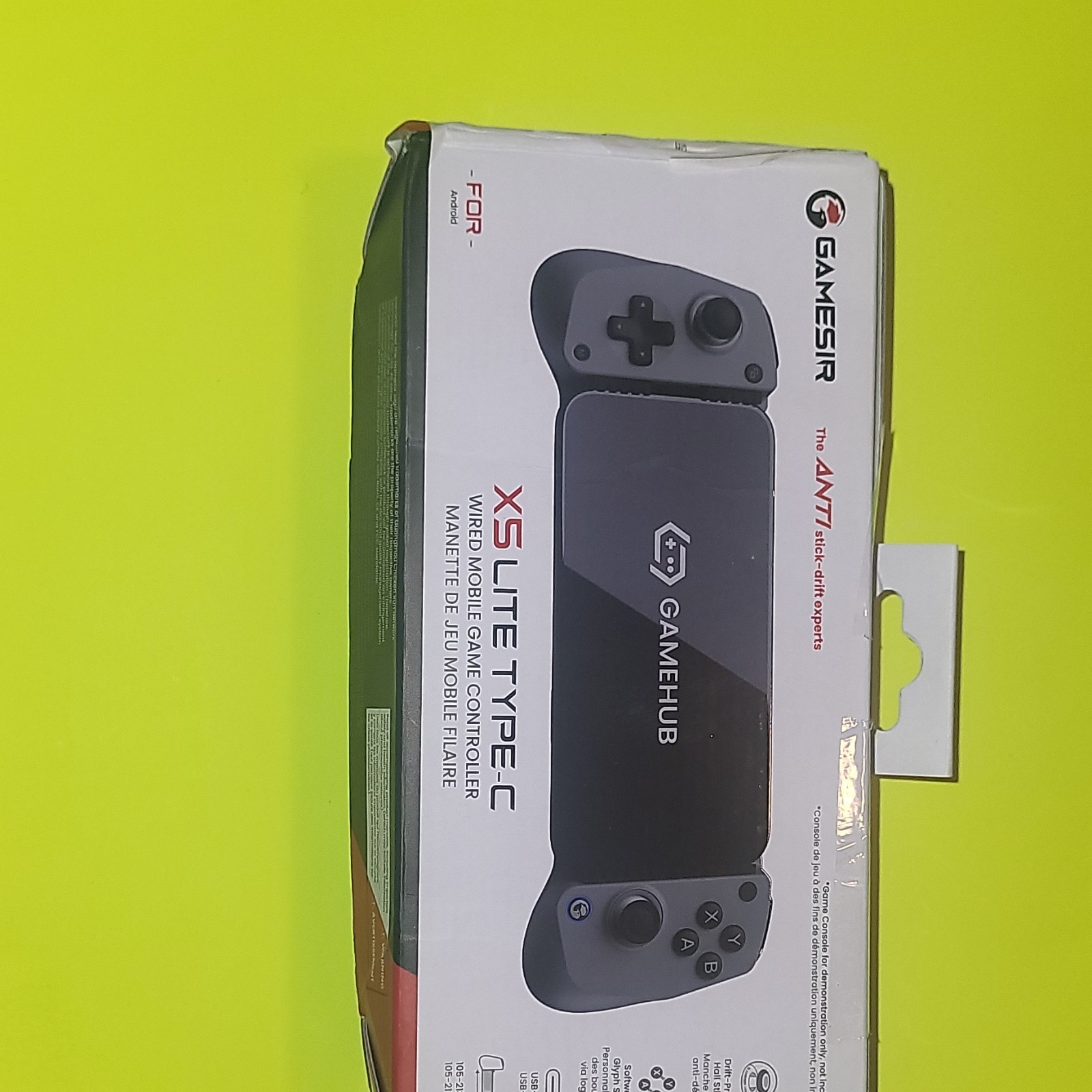 GameSir X5 Lite Type-C USB-C Wired Mobile Controller for Android Hall Effect