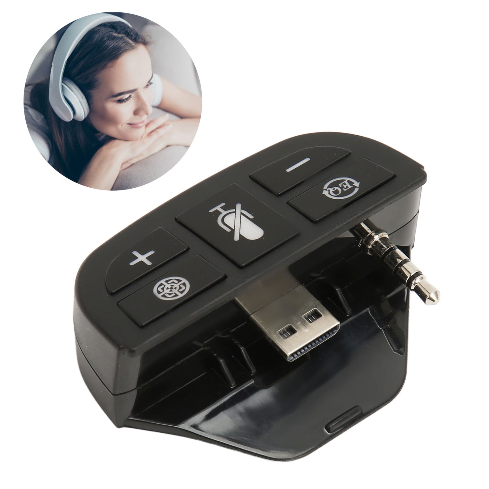 ¸Stereo Headset Adapter For Voice Control 3.5mm Stereo Sound Jack Sound New