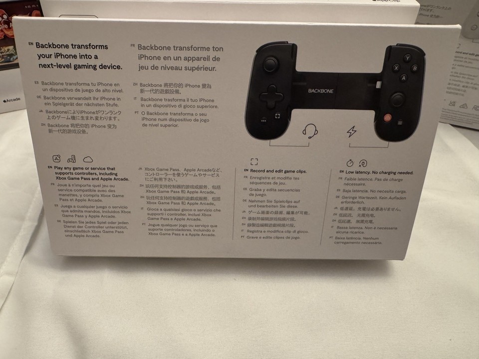 NEW Backbone One iOS BB-02-B-R Mobile Gaming Gamepad Controller For iPhone
