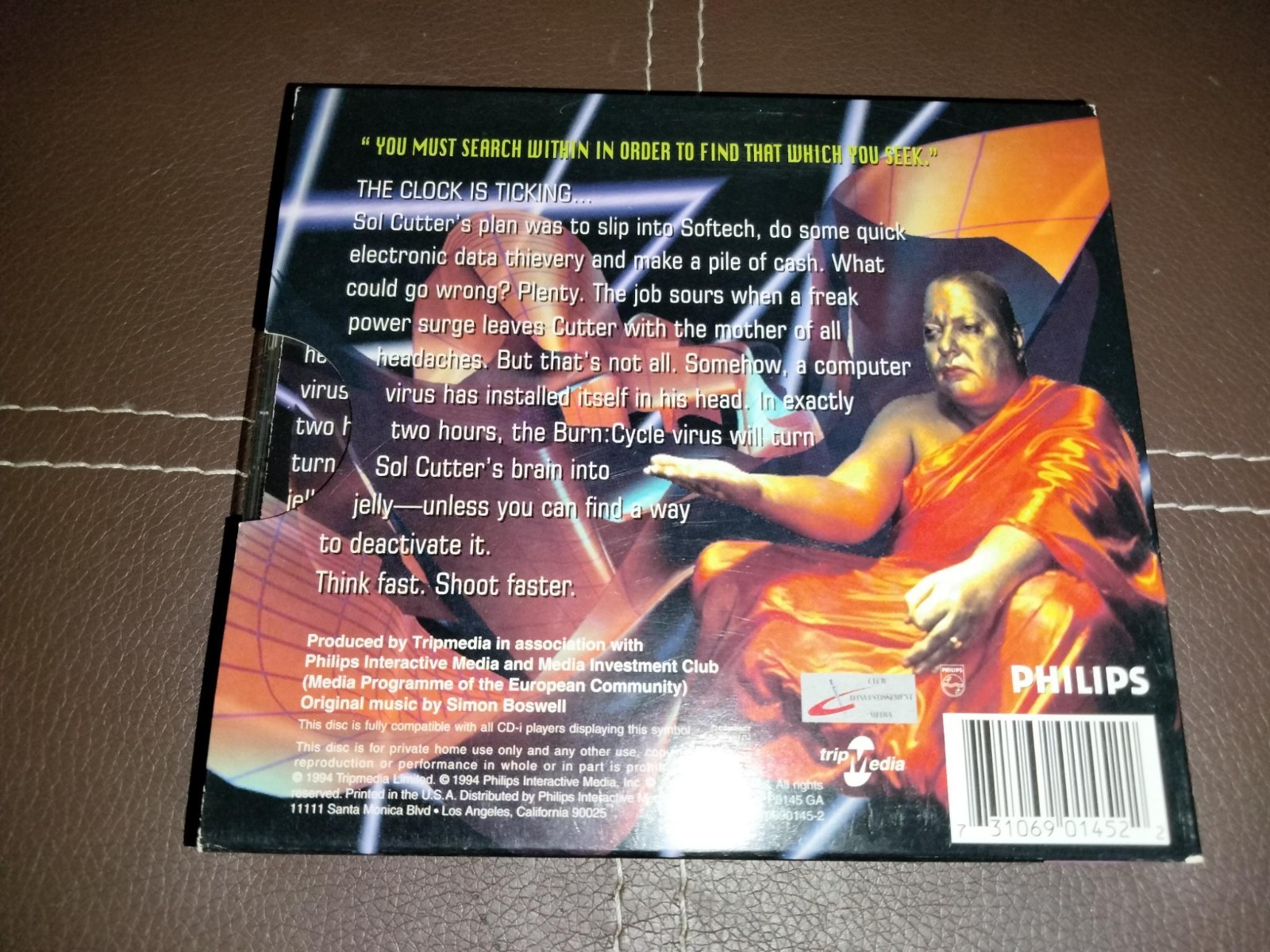 BURN:CYCLE – PHILIPS CD-i – MINT CONDITION!