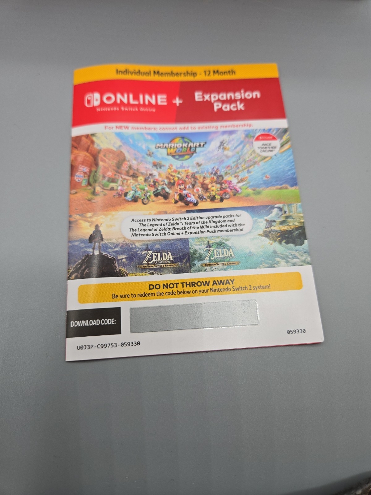 Nintendo Switch 2 Console + Mario Kart World bundle (new)