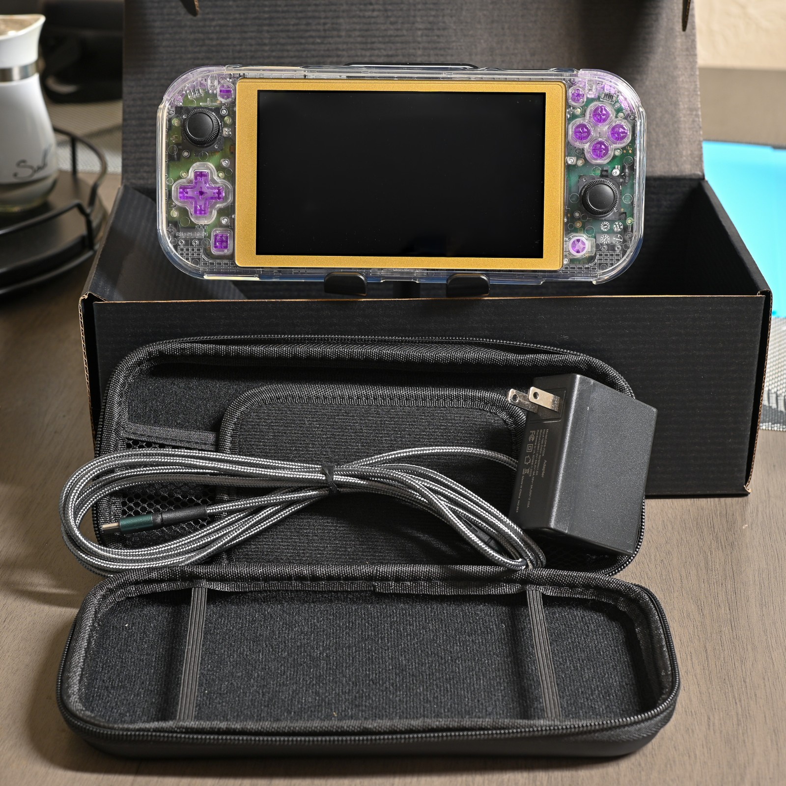 Nintendo Switch Lite 128GB TMR Hall Effect No Drift Custom Bundle 2 Games