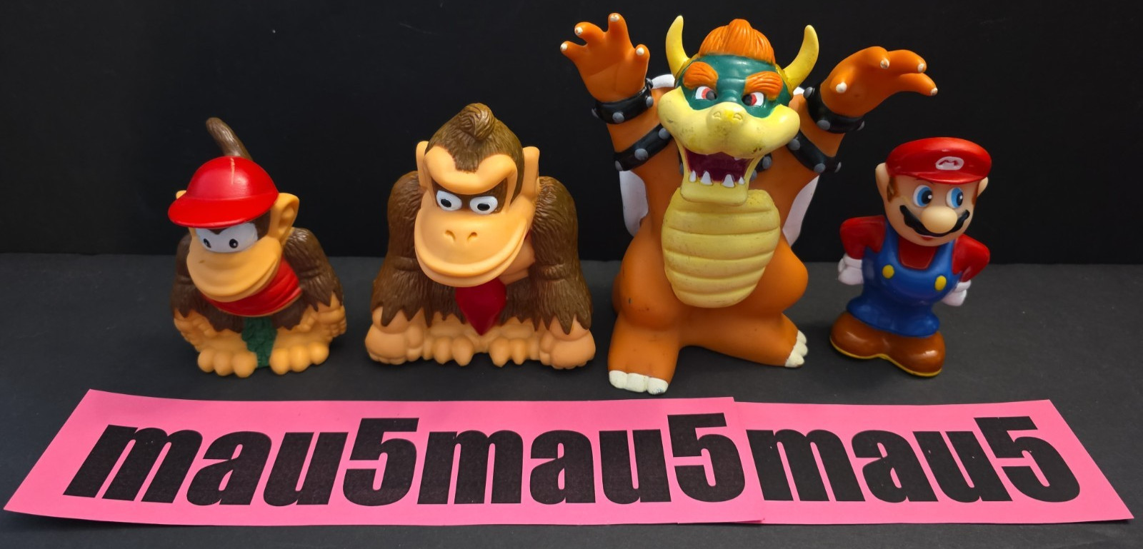 Mario Diddy Donkey Kong Bowser Nintendo Power Magazine Mail Away In Figure Vinyl