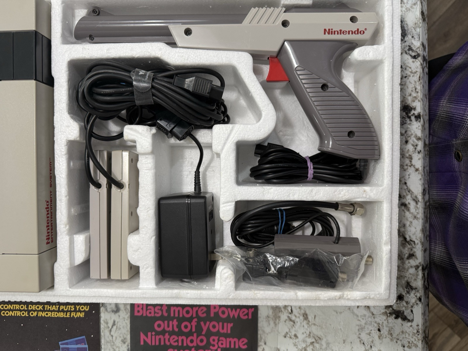Nintendo NES Action Set Home Console- Complete In Box