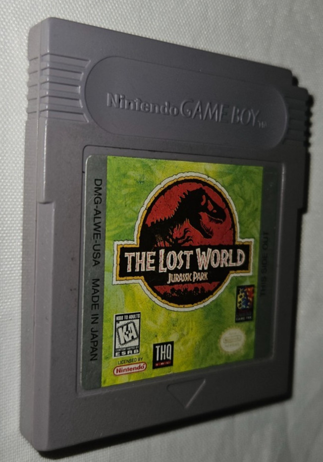The Lost World Jurassic Park Cartridge Only Authentic Nintendo Game Boy GameBoy