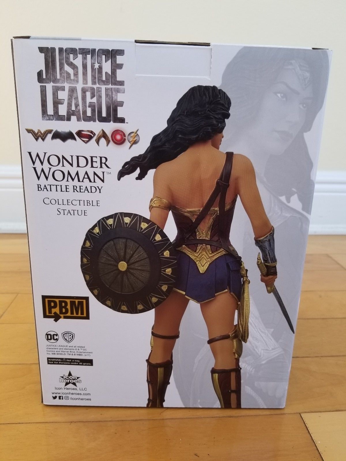 Icon Heroes: Wonder Woman Battle Ready 8″ Statue PBM Exclusive SUPERSALE