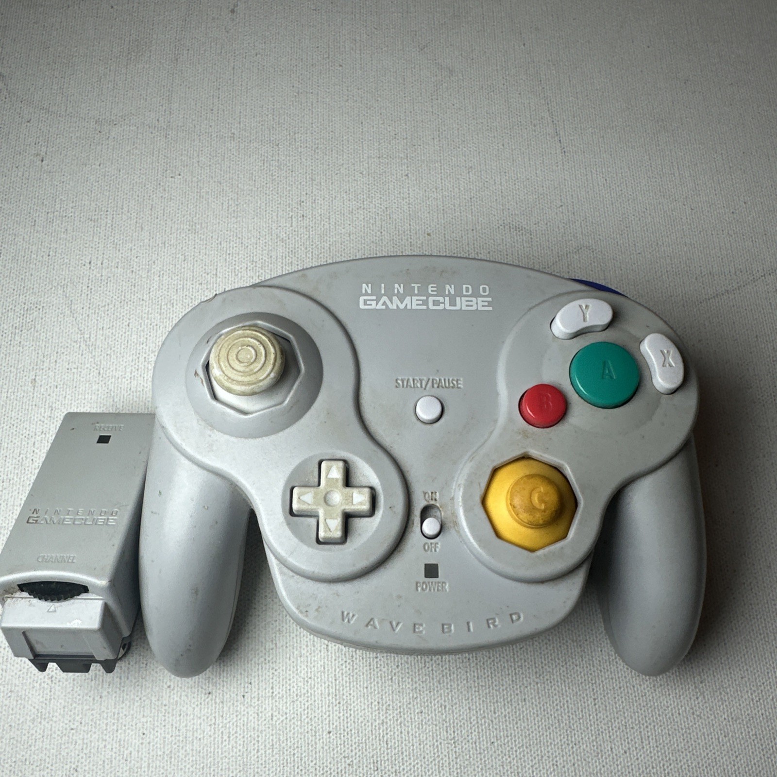 OEM Nintendo GameCube Wavebird Wireless Controller W Receiver DOL-005 Dongle