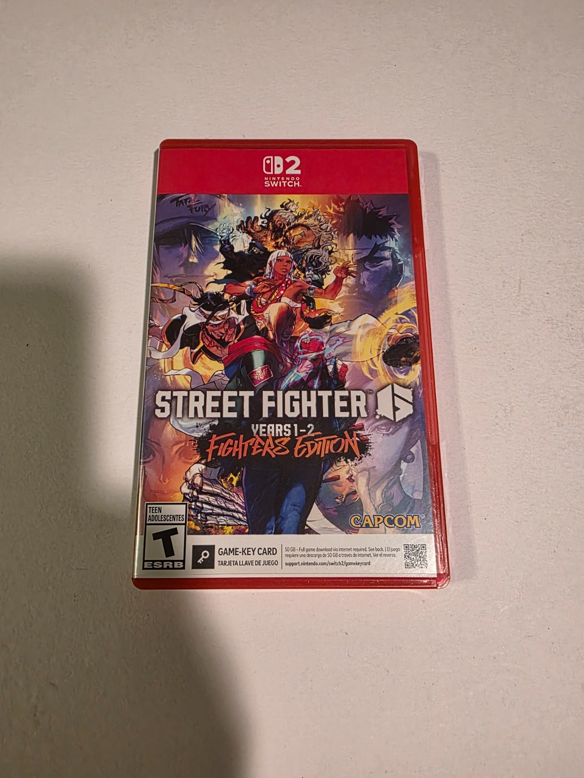 Street Fighter 6 Year 1-2 Fighters (Nintendo Switch 2, 2025) ☆ CASE ☆ No Game ☆