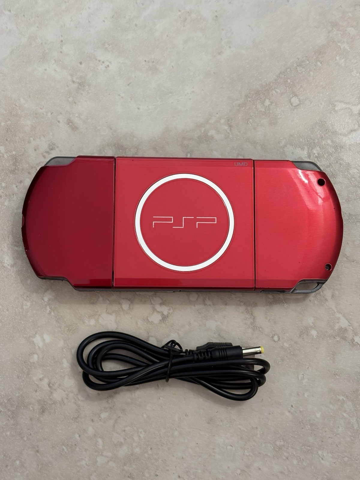 Radiant Red Sony PSP 3000 System w/ Charger, Battery, & Bundle Import