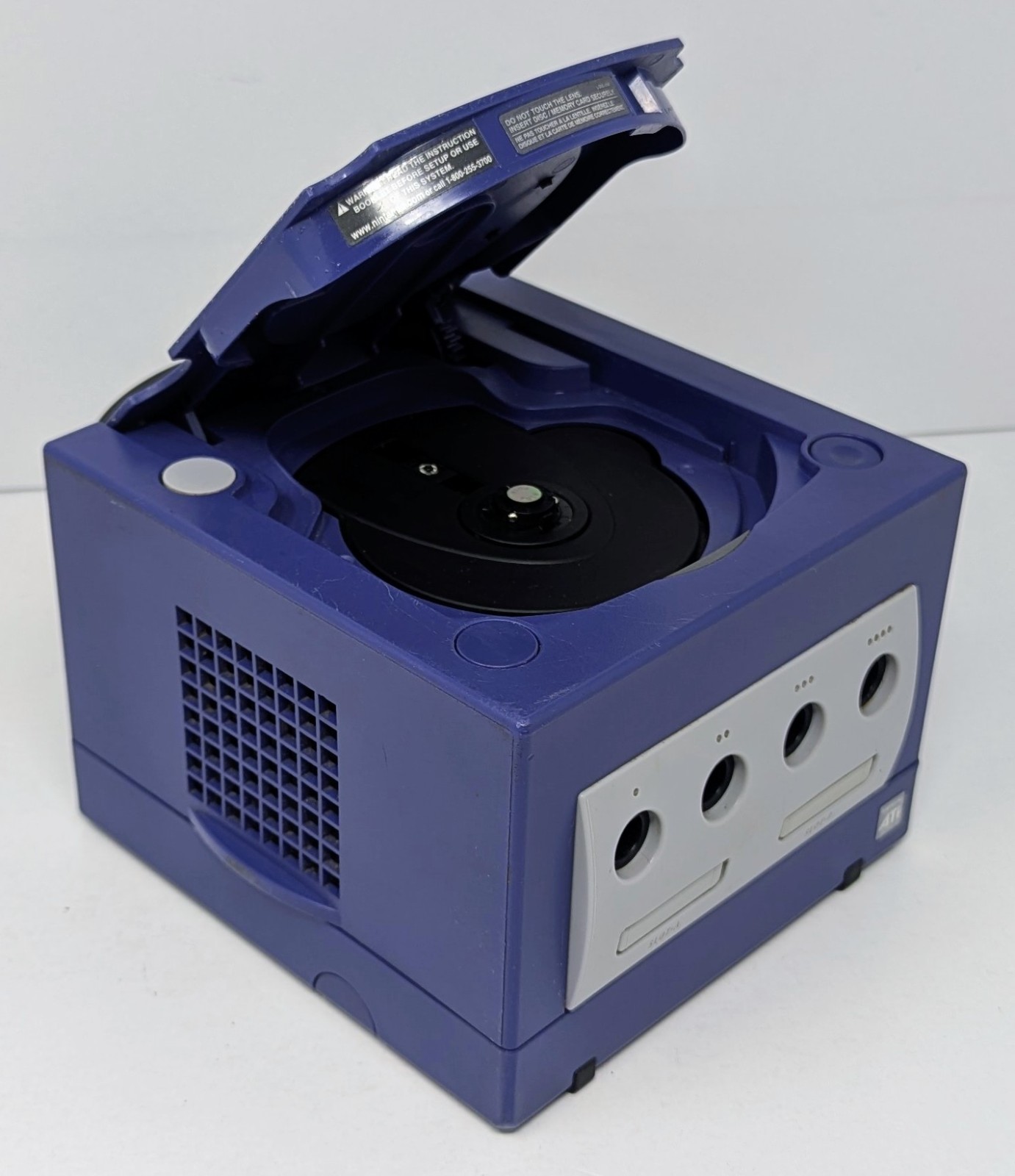 Nintendo GameCube Indigo Console Bundle w/ 4 Games – DBZ, Wave Race – Tested!