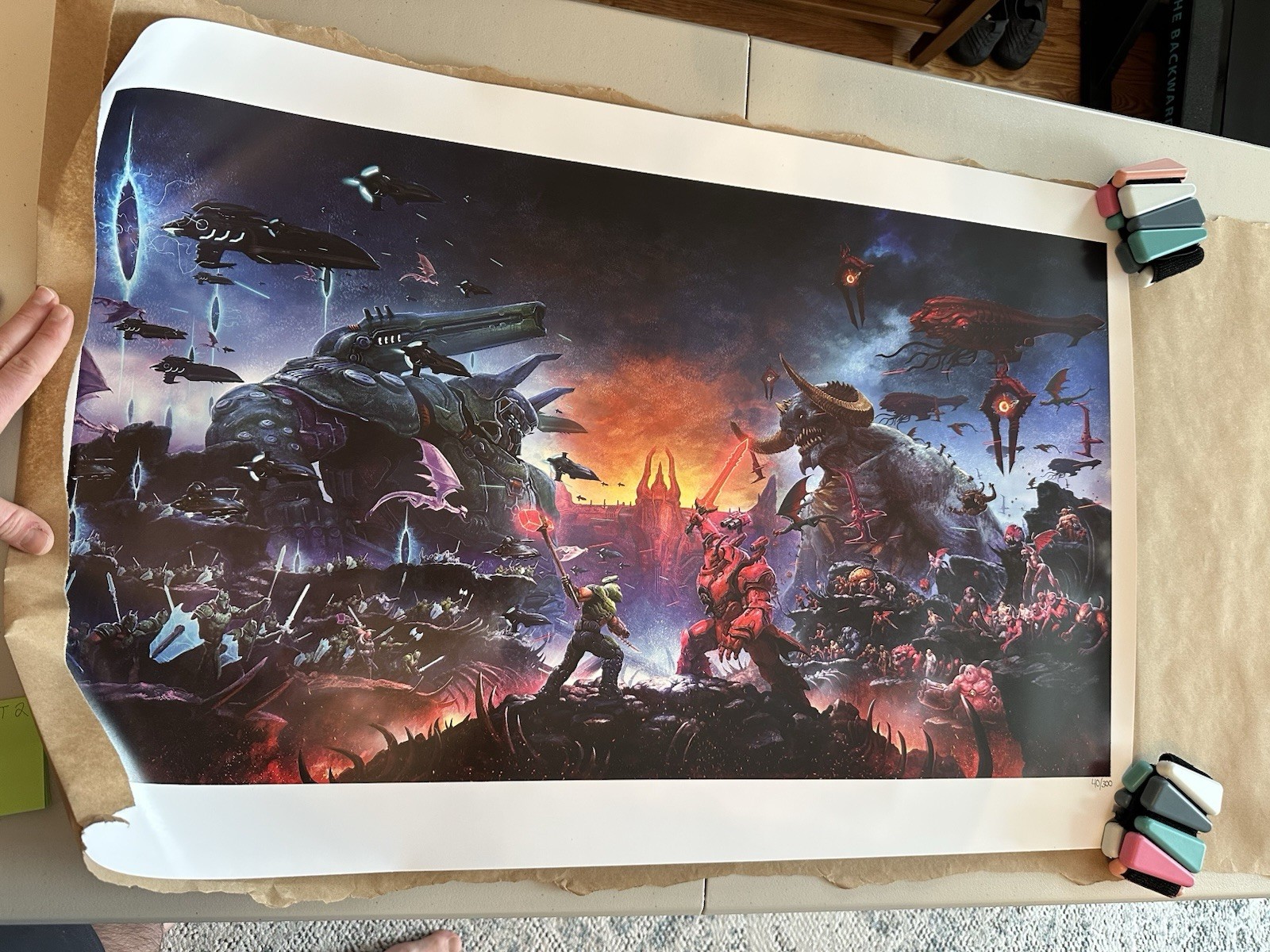 Doom Eternal Lithograph Bundle Of 4