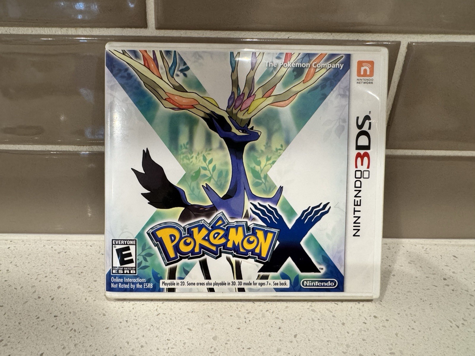 EMPTY CASE Pokémon X Nintendo 3DS COMPLETE W/ MANUAL AUTHENTIC POKEMON