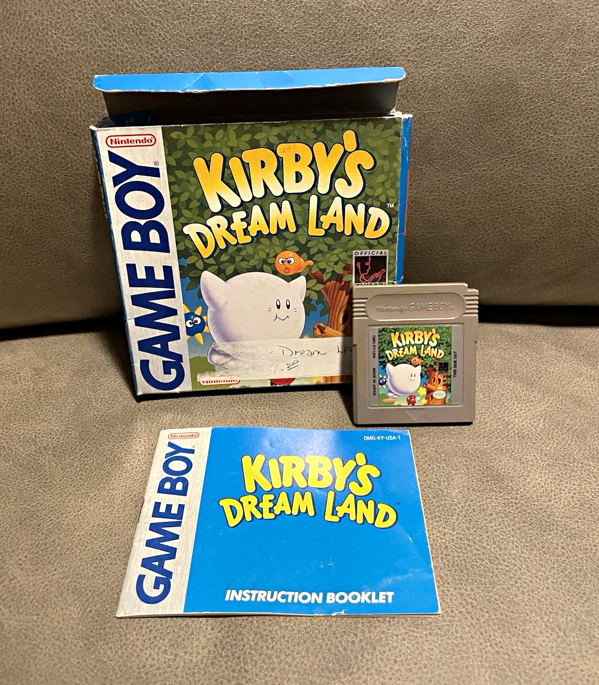 Kirby’s Dream Land Gameboy w/ box and manual