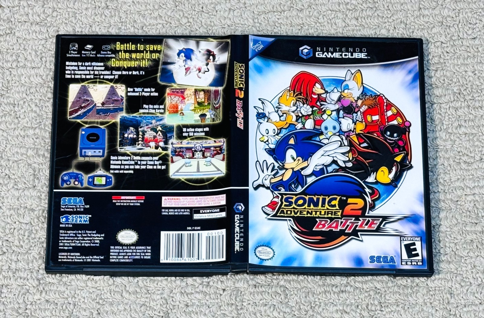 Sonic Adventure 2 Battle (Nintendo GameCube) Game – Tested