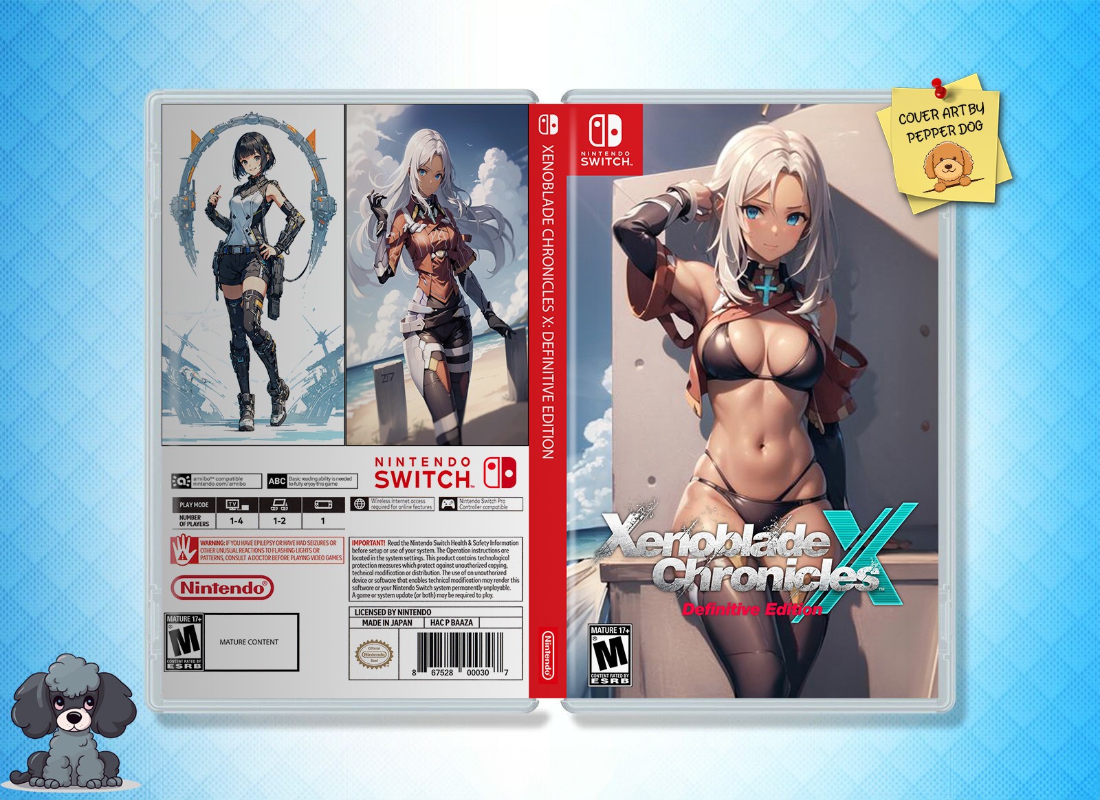 Xenoblade Chronicles X: Definitive Edition NS – COVER ART｜WITH CASE｜NO GAME