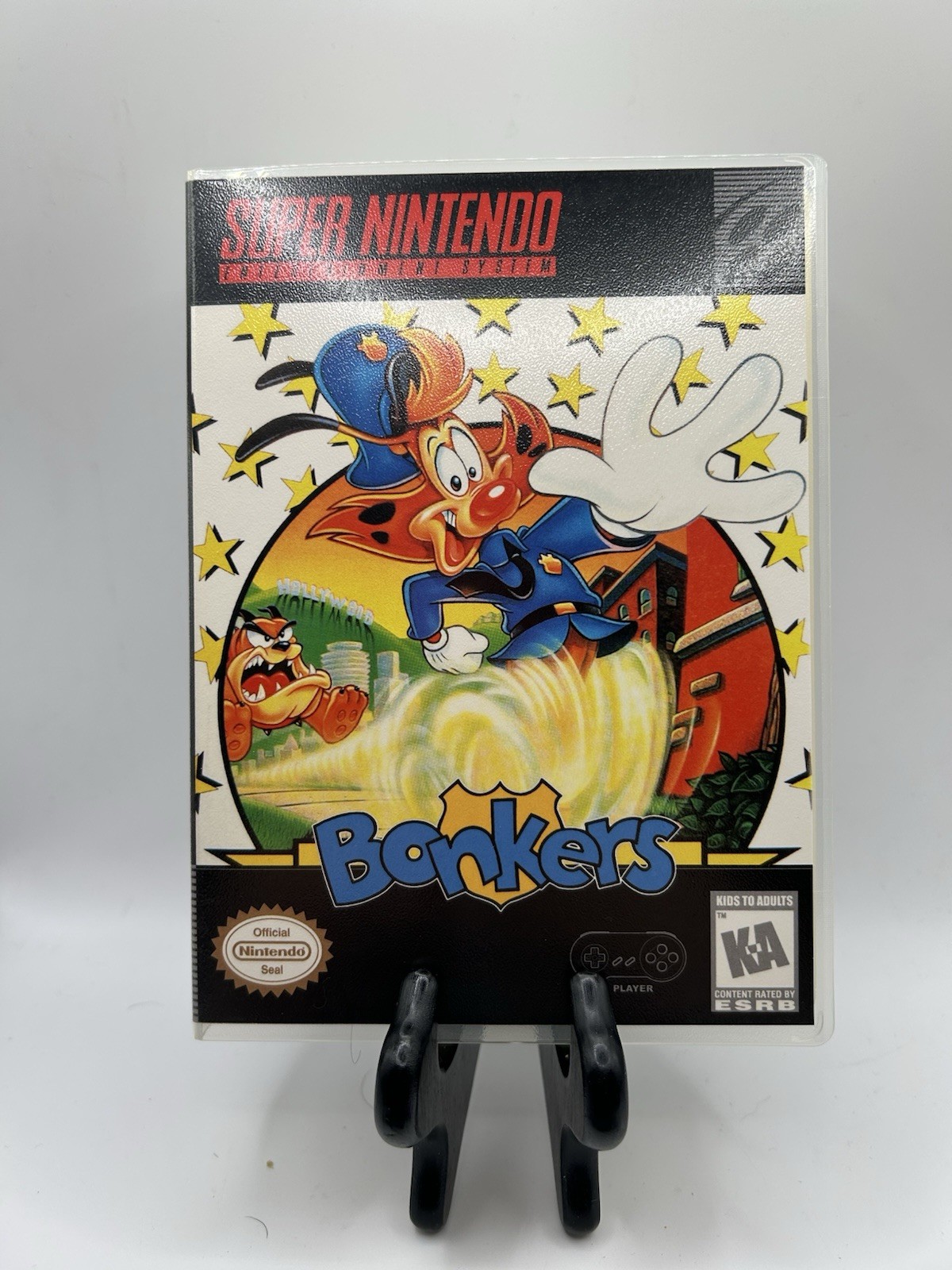 Disney’s Bonkers for SNES (1994) – Tested W/Authentic Game + Plastic Case