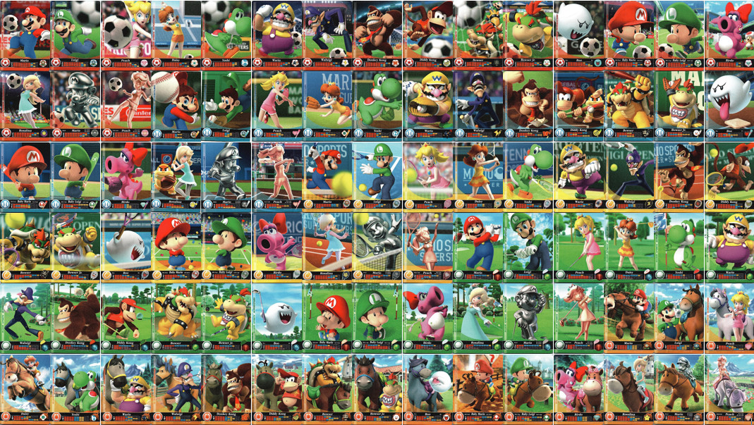 Mario Sports Superstars Amiibo Cards – You Pick – Nintendo 3DS