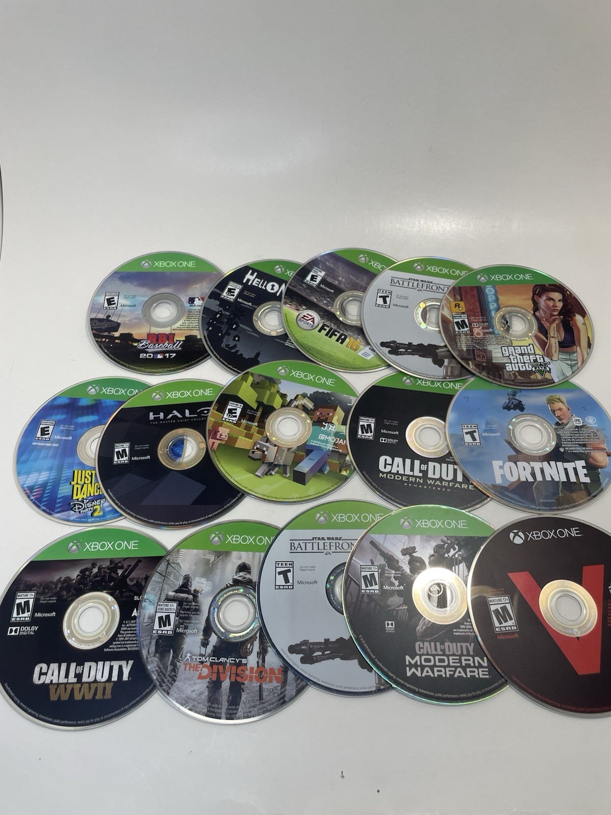Microsoft Xbox One Game Lot Of 49 Untested Condition Varies